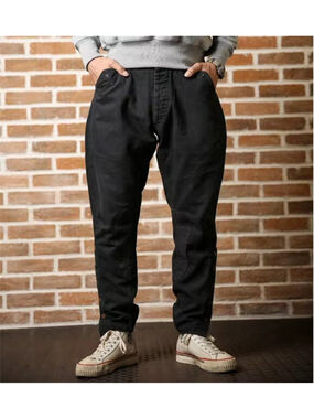 NON STOCK Vintage Motorcycle Breeches For Men Riding Pants Mid-Rise Black 30